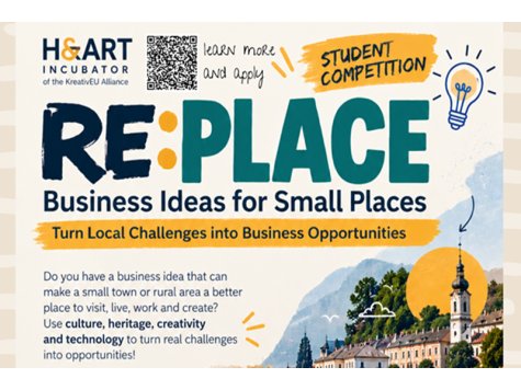 CALL FOR STUDENT COMPETITION  RE:PLACE – Business Ideas for Small Places Turn Local Challenges into Business Opportunities